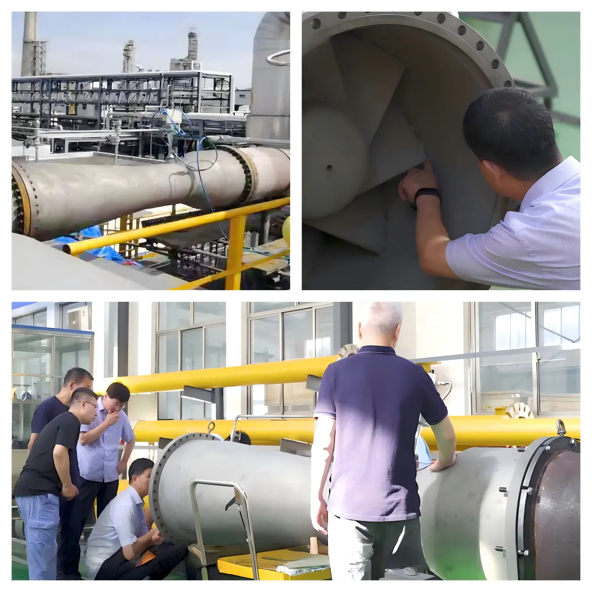 Historia sukcesu — rafinacja i chemikalia | Sinopec ZRCC | Pomiar gazów kwaśnych DN700